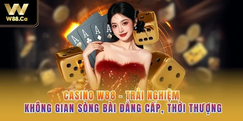 Casino W88 - Trải Nghiệm Không Gian Sòng Bài Đẳng Cấp, Thời Thượng