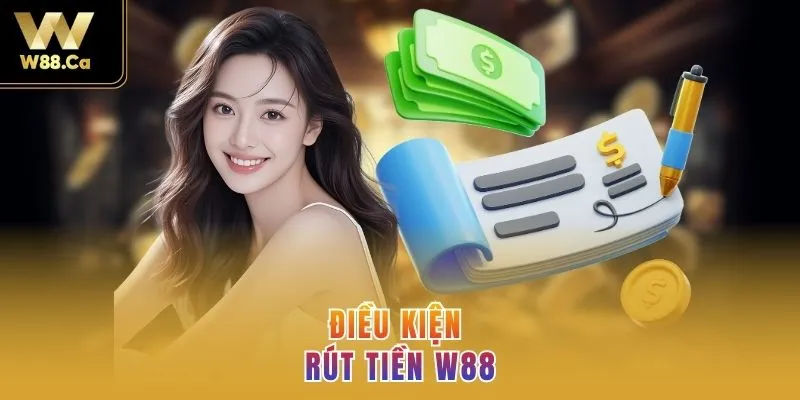 Các yêu cầu cần đáp ứng khi rút tiền W88