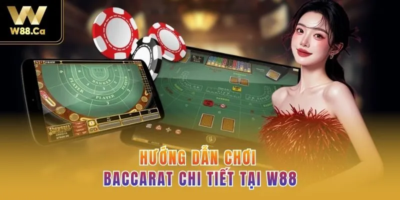 Hướng dẫn chơi Baccarat chi tiết tại W88