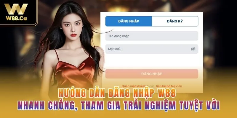 Hướng Dẫn Đăng nhập W88 Nhanh Chóng, Tham Gia Trải Nghiệm Tuyệt Vời