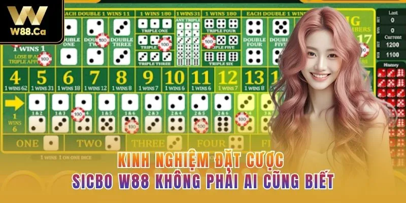 Kinh nghiệm đặt cược Sicbo W88 không phải ai cũng biết