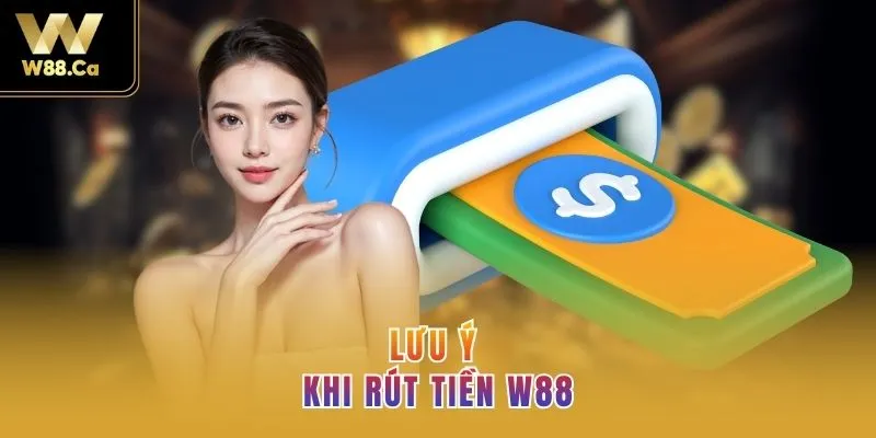 Chú ý gì để rút tiền W88 không bị lỗi?
