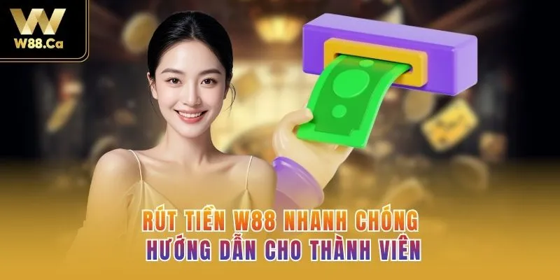 Rút tiền W88 nhanh chóng – Hướng dẫn cho thành viên