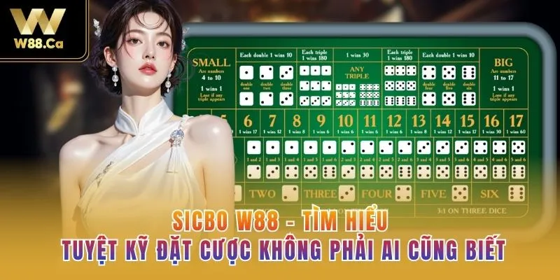 Sicbo W88 - Tìm hiểu Tuyệt Kỹ Đặt Cược Không Phải Ai Cũng Biết