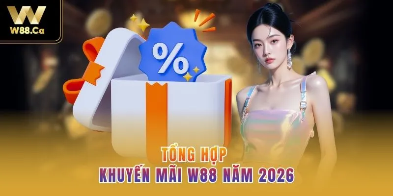 Tổng hợp khuyến mãi W88 năm 2026