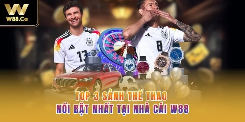 TOP 3 sảnh thể thao nổi bật nhất tại nhà cái W88